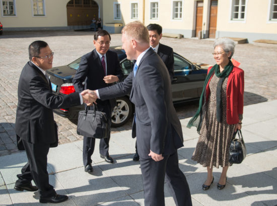 Kohtumine Hiina Rahvavabariigi Rahvakongressi väliskomisjoni esimehe Fu Yingiga ja teda saatva delegatsiooniga